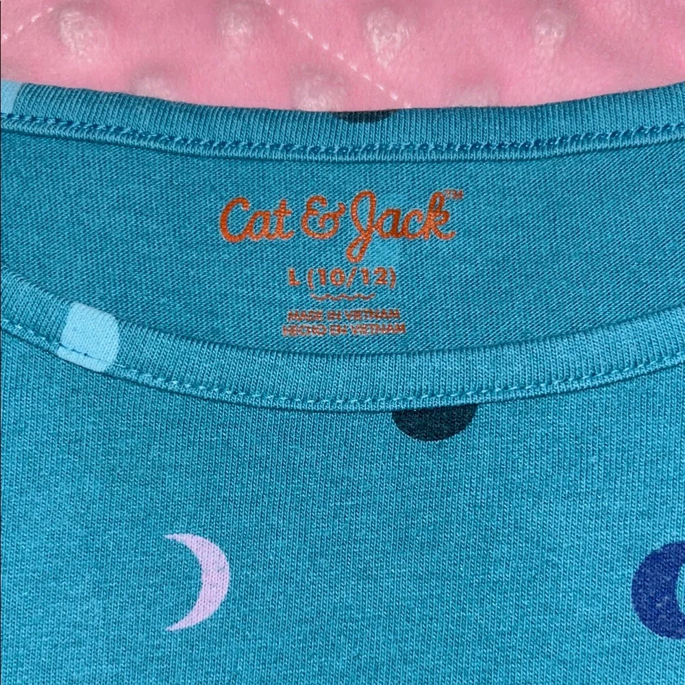 Cat & Jack Blue Moon and Dot Casual Dress